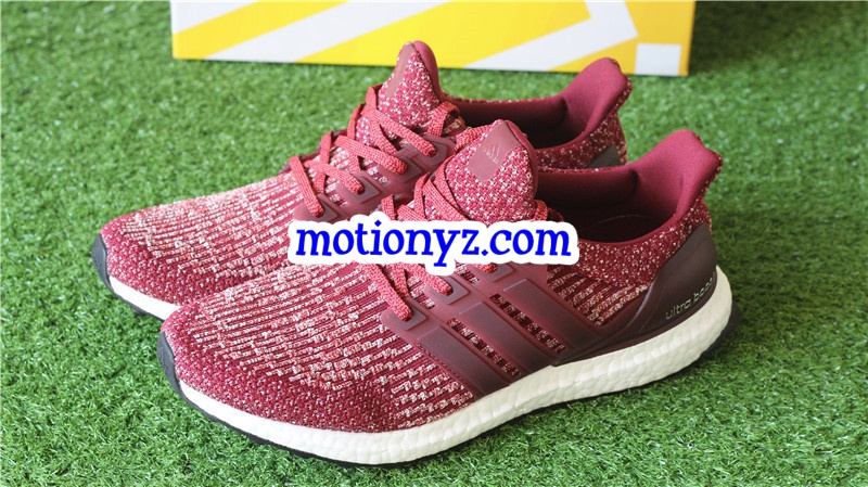 Real Boost Adidas Ultra Boost 3.0 Burgundy Red